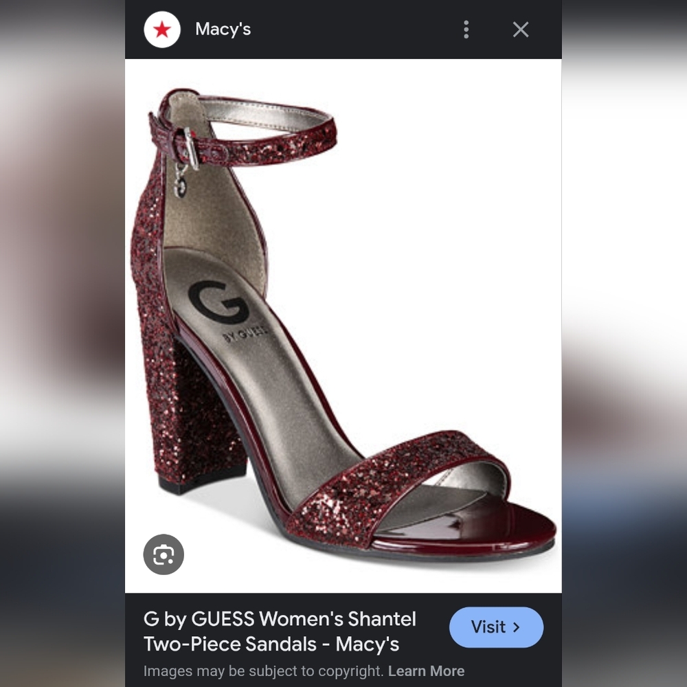G by GUESS Elegant Glittery Heels sz 10